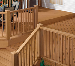 CertainTeed EverNew 20 Composite Decking and EverNew 20 Composite Railing in Cedar