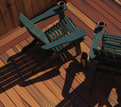 CertainTeed EverNew PT Decking in Ipe and Rosewood