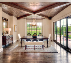 Marvin – Interlaken Red Diamond Achiever featuring Elevate Casement and Sliding French Door.