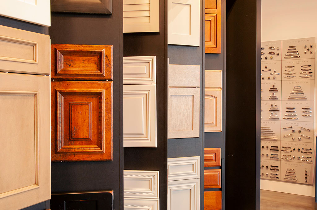 Cabinetry door & hardware displays